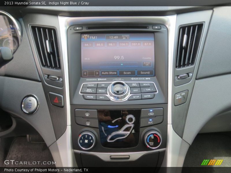 Controls of 2013 Sonata SE