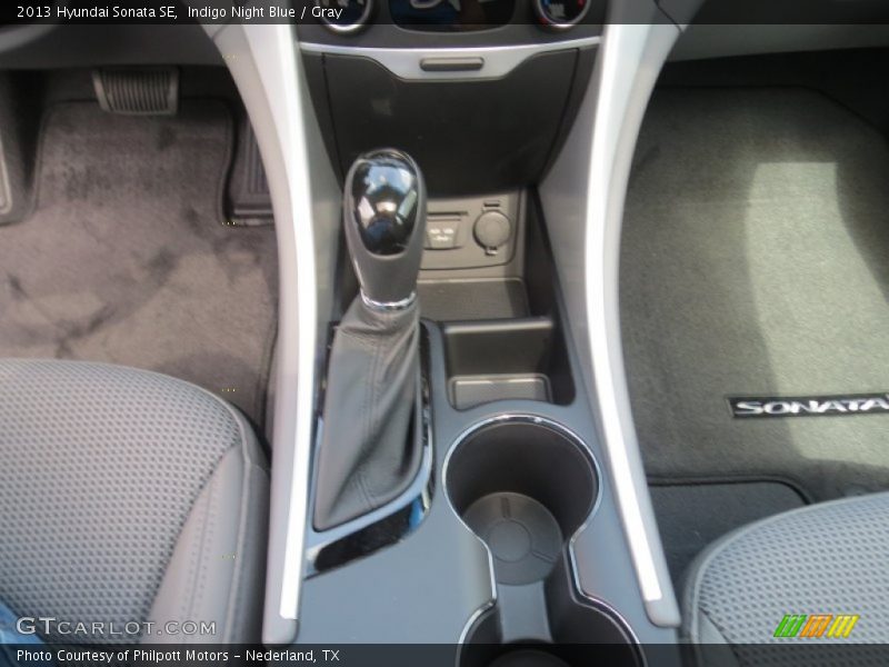Indigo Night Blue / Gray 2013 Hyundai Sonata SE