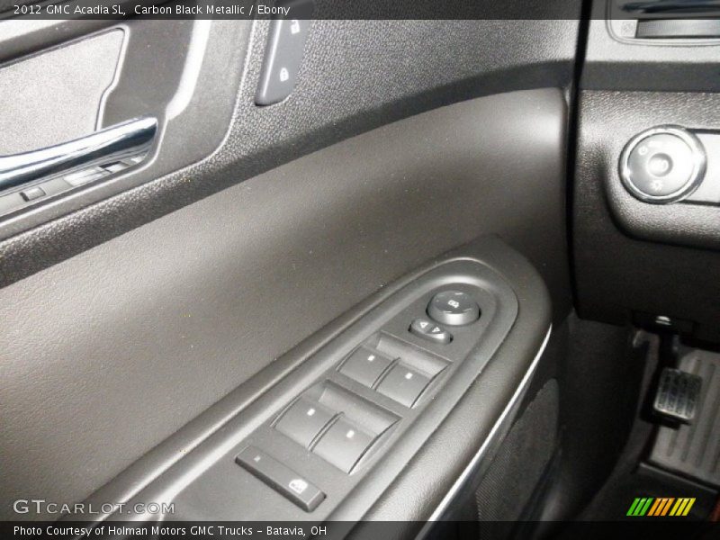Carbon Black Metallic / Ebony 2012 GMC Acadia SL
