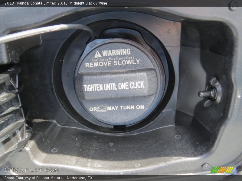 Midnight Black / Wine 2013 Hyundai Sonata Limited 2.0T