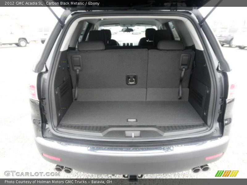 Carbon Black Metallic / Ebony 2012 GMC Acadia SL