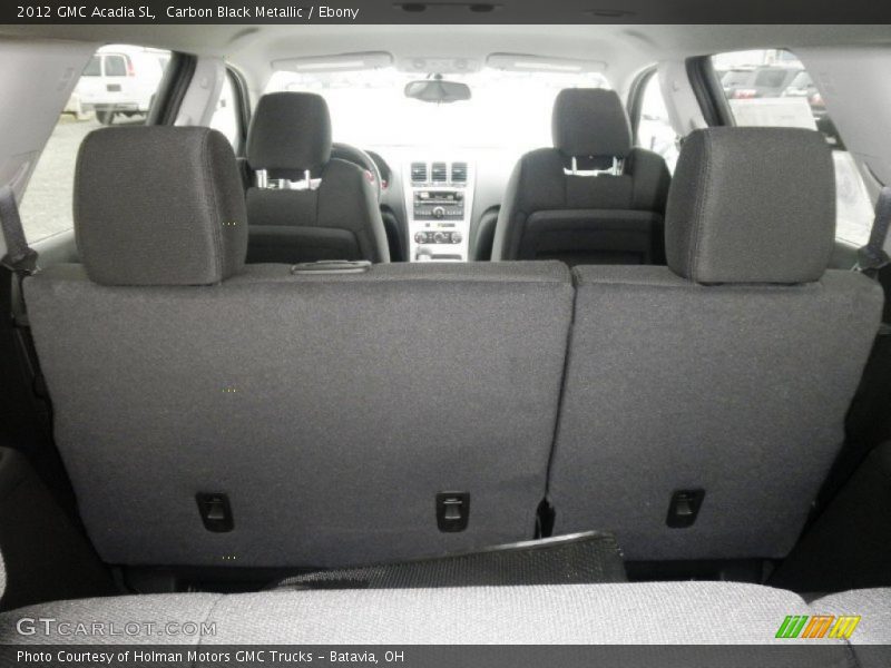 Carbon Black Metallic / Ebony 2012 GMC Acadia SL