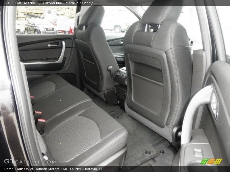 Carbon Black Metallic / Ebony 2012 GMC Acadia SL