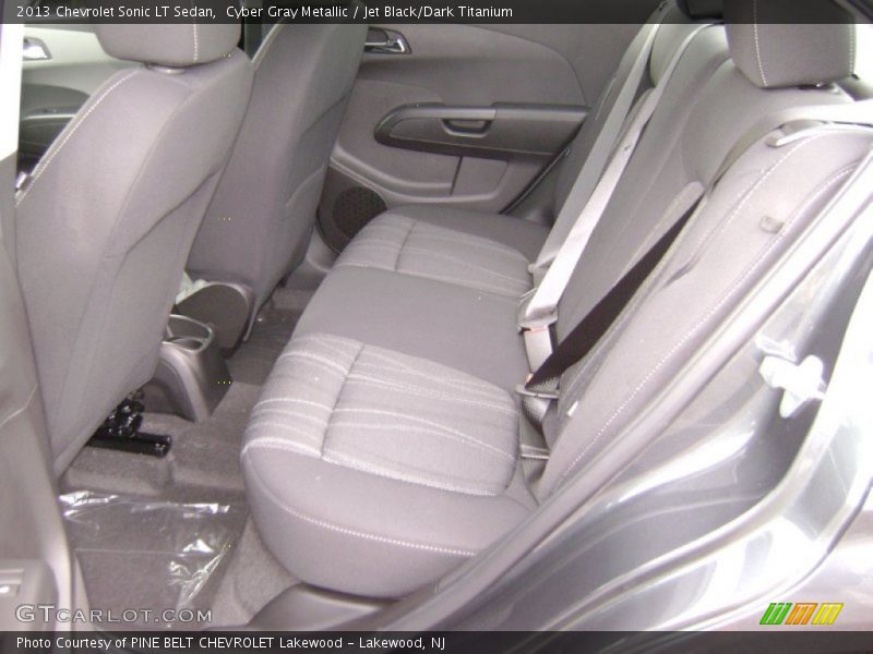 Cyber Gray Metallic / Jet Black/Dark Titanium 2013 Chevrolet Sonic LT Sedan