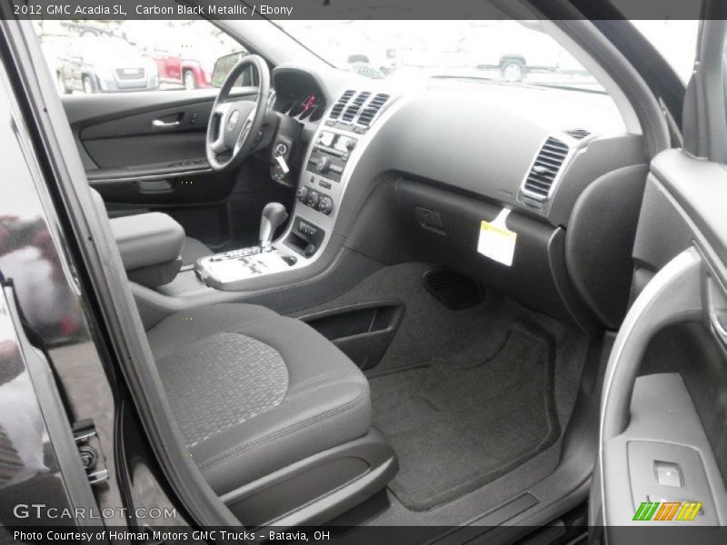 Carbon Black Metallic / Ebony 2012 GMC Acadia SL