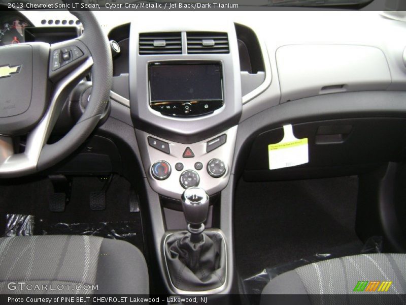 Cyber Gray Metallic / Jet Black/Dark Titanium 2013 Chevrolet Sonic LT Sedan