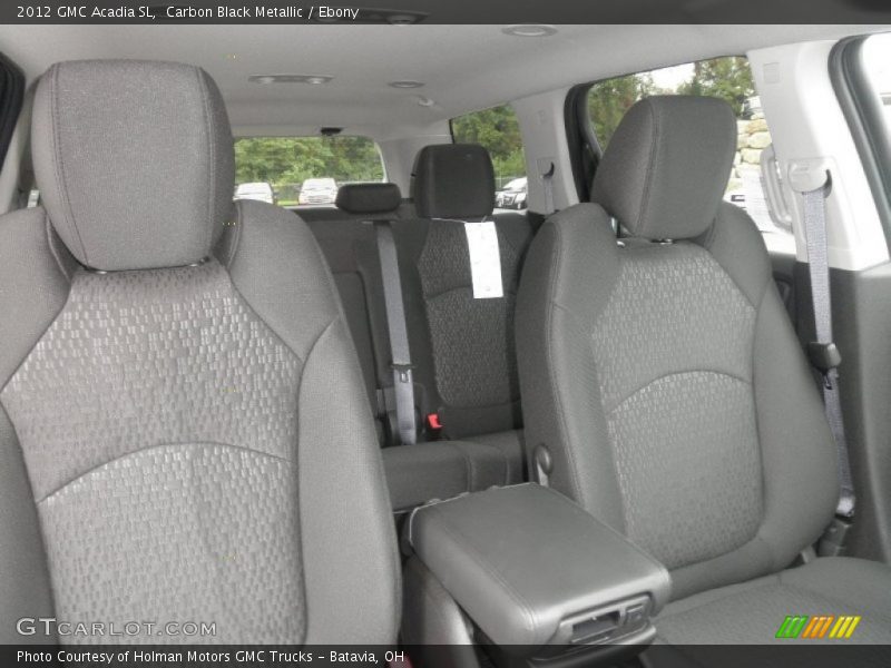 Carbon Black Metallic / Ebony 2012 GMC Acadia SL