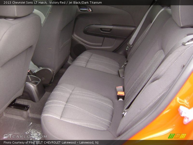 Victory Red / Jet Black/Dark Titanium 2013 Chevrolet Sonic LT Hatch