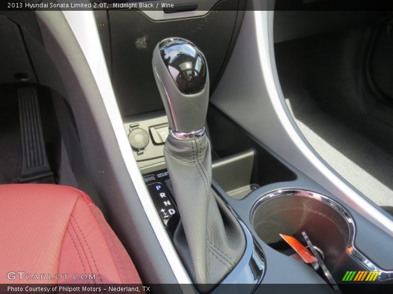 Midnight Black / Wine 2013 Hyundai Sonata Limited 2.0T