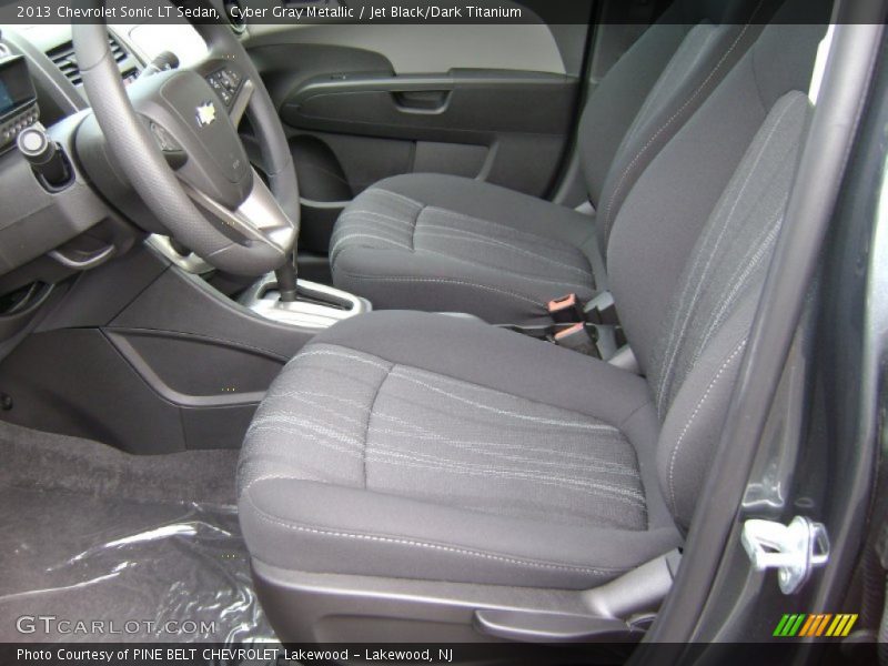 Cyber Gray Metallic / Jet Black/Dark Titanium 2013 Chevrolet Sonic LT Sedan