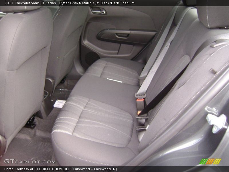 Cyber Gray Metallic / Jet Black/Dark Titanium 2013 Chevrolet Sonic LT Sedan