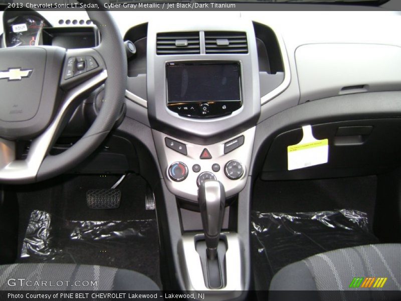 Cyber Gray Metallic / Jet Black/Dark Titanium 2013 Chevrolet Sonic LT Sedan