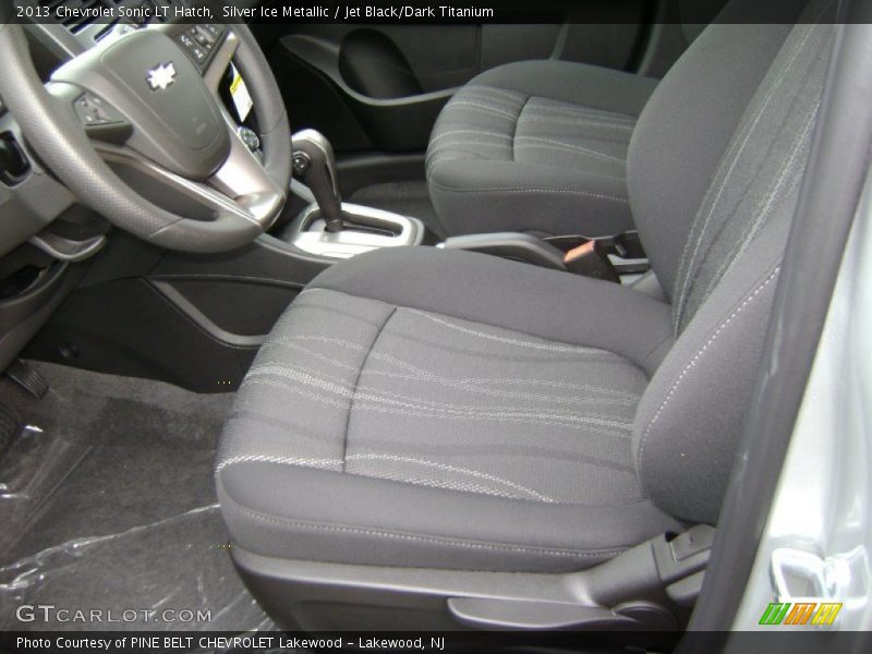 Silver Ice Metallic / Jet Black/Dark Titanium 2013 Chevrolet Sonic LT Hatch