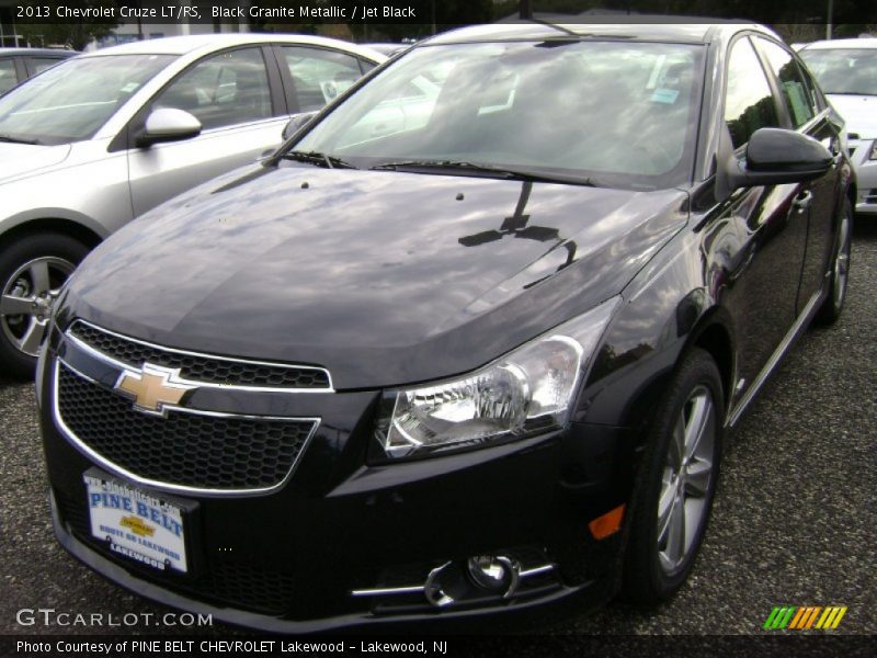Black Granite Metallic / Jet Black 2013 Chevrolet Cruze LT/RS