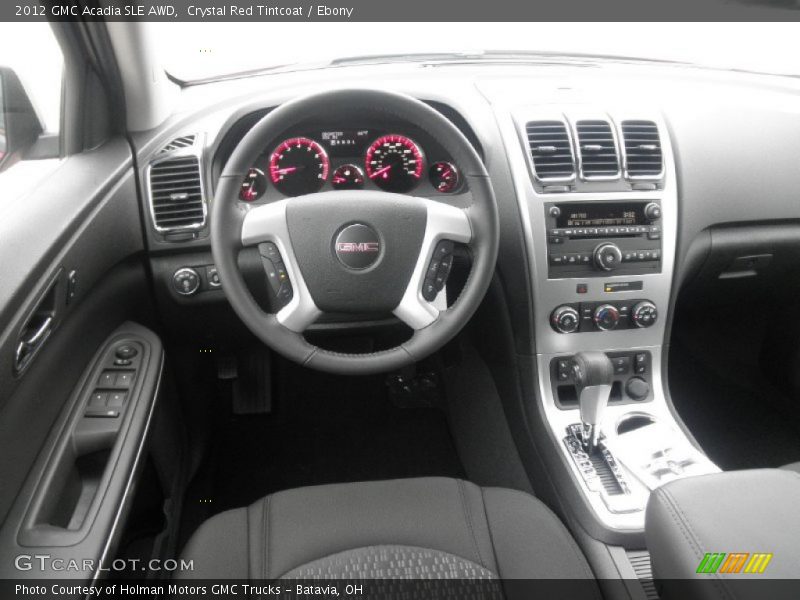 Crystal Red Tintcoat / Ebony 2012 GMC Acadia SLE AWD
