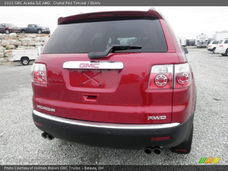 Crystal Red Tintcoat / Ebony 2012 GMC Acadia SLE AWD