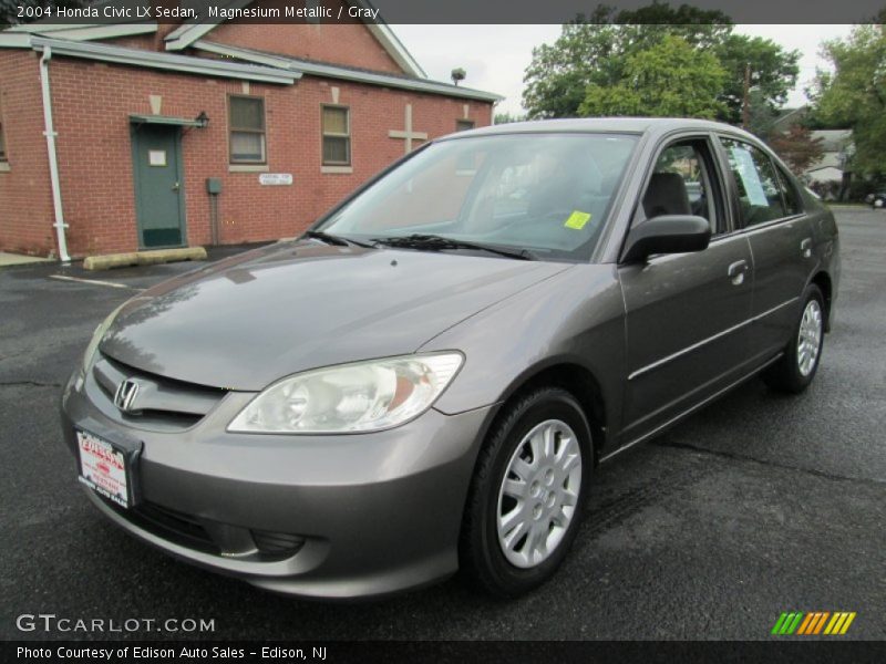Magnesium Metallic / Gray 2004 Honda Civic LX Sedan