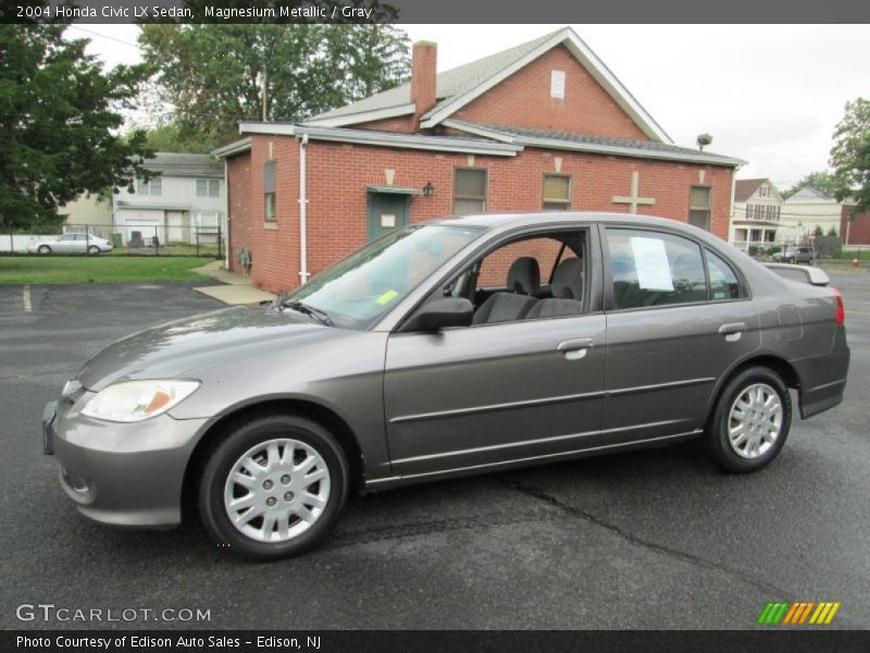 Magnesium Metallic / Gray 2004 Honda Civic LX Sedan