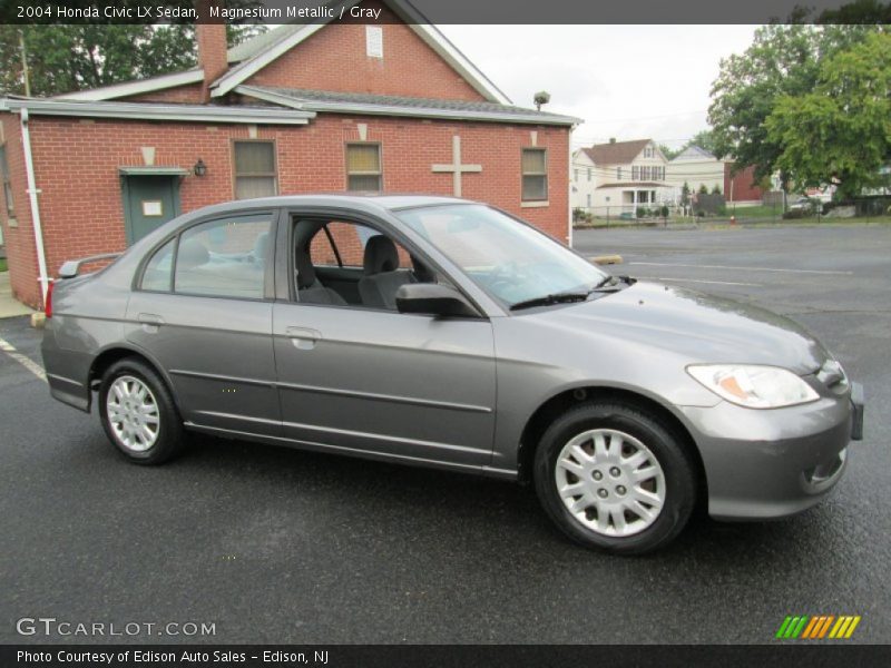 Magnesium Metallic / Gray 2004 Honda Civic LX Sedan