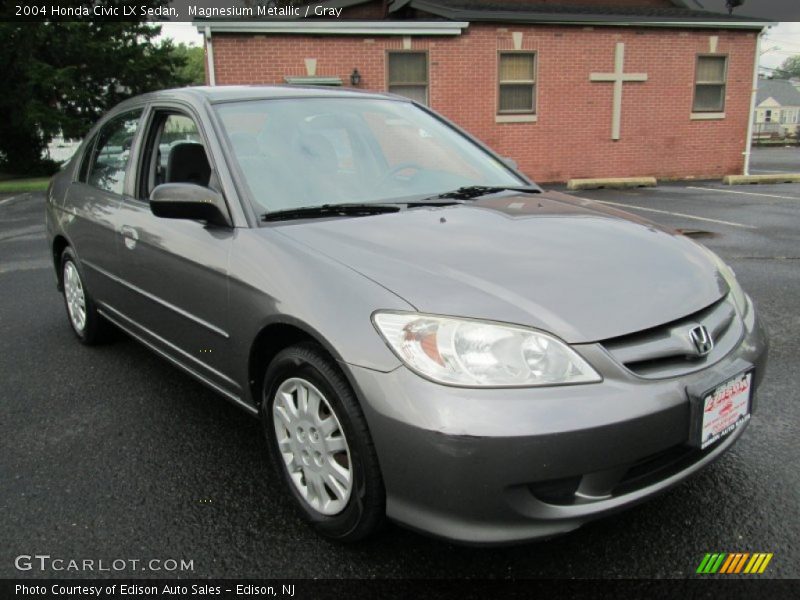 Magnesium Metallic / Gray 2004 Honda Civic LX Sedan