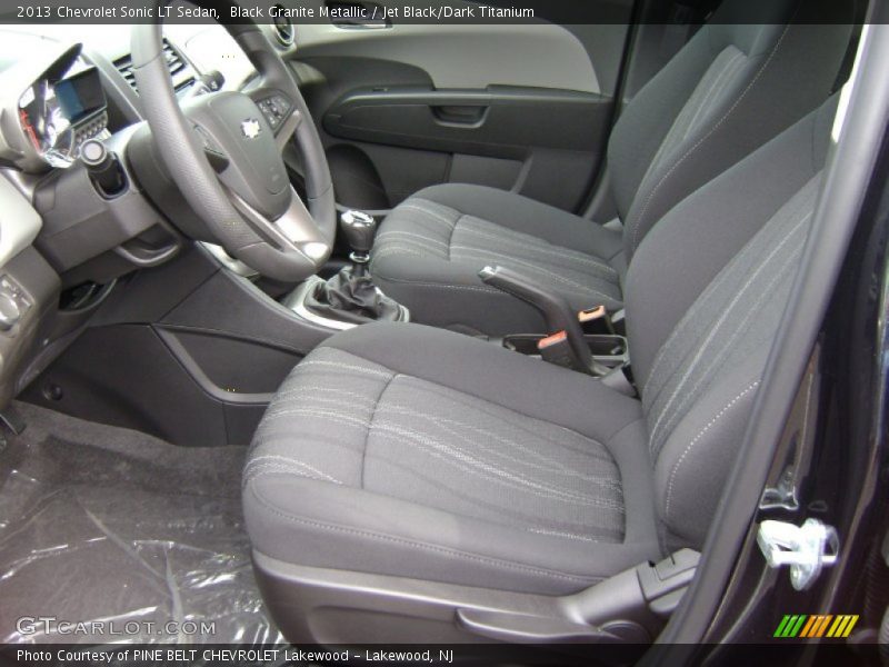  2013 Sonic LT Sedan Jet Black/Dark Titanium Interior
