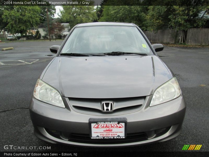 Magnesium Metallic / Gray 2004 Honda Civic LX Sedan