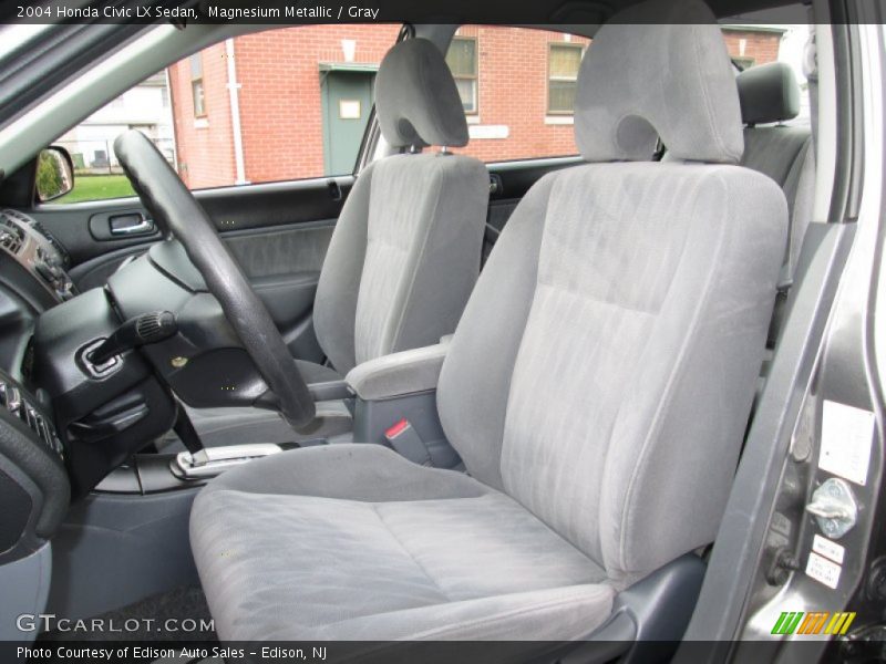 Magnesium Metallic / Gray 2004 Honda Civic LX Sedan
