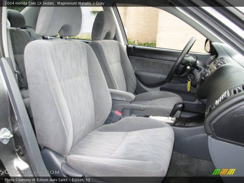 Magnesium Metallic / Gray 2004 Honda Civic LX Sedan