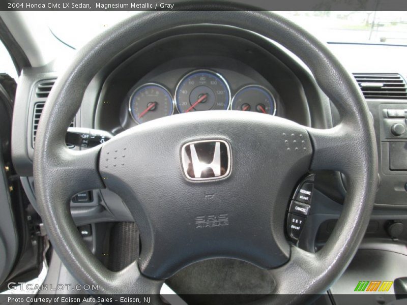 Magnesium Metallic / Gray 2004 Honda Civic LX Sedan