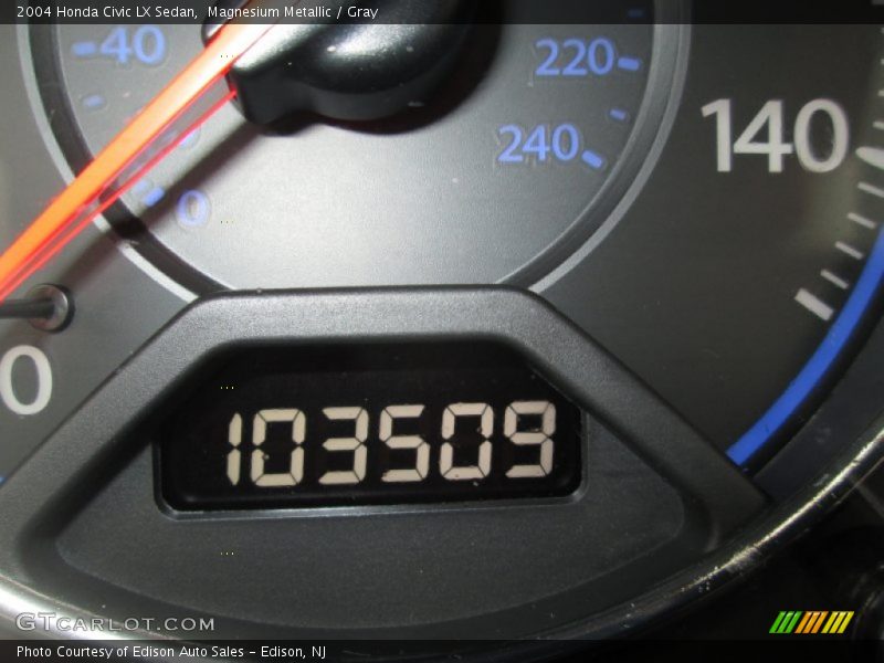 Magnesium Metallic / Gray 2004 Honda Civic LX Sedan