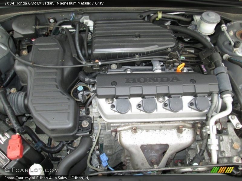 Magnesium Metallic / Gray 2004 Honda Civic LX Sedan
