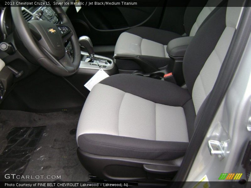 Silver Ice Metallic / Jet Black/Medium Titanium 2013 Chevrolet Cruze LS