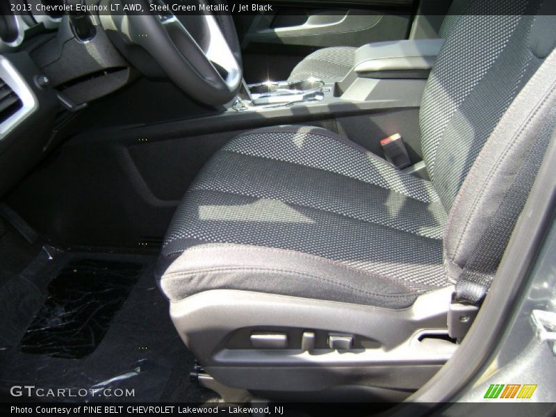 Steel Green Metallic / Jet Black 2013 Chevrolet Equinox LT AWD