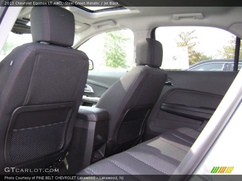 Steel Green Metallic / Jet Black 2013 Chevrolet Equinox LT AWD