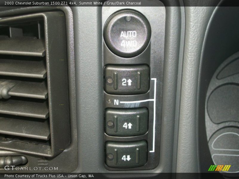 Controls of 2003 Suburban 1500 Z71 4x4