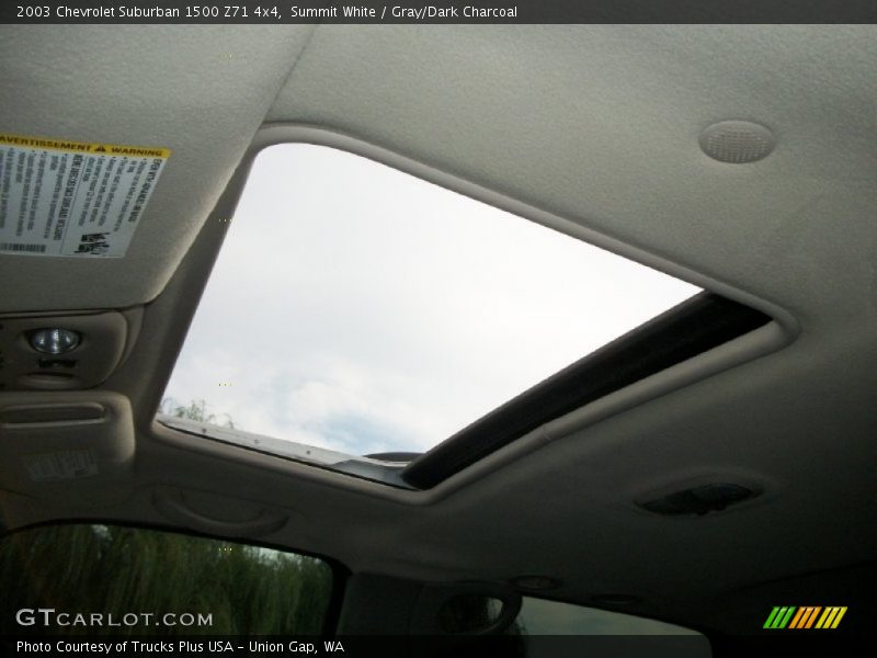 Sunroof of 2003 Suburban 1500 Z71 4x4