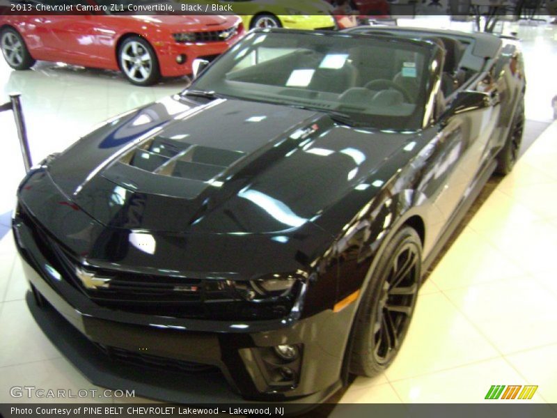 Black / Black 2013 Chevrolet Camaro ZL1 Convertible