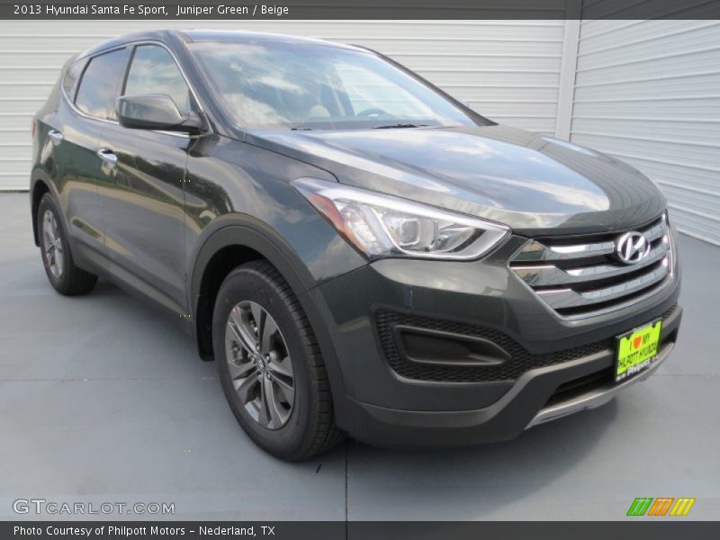 Juniper Green / Beige 2013 Hyundai Santa Fe Sport