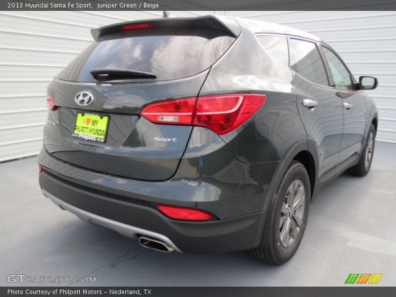 Juniper Green / Beige 2013 Hyundai Santa Fe Sport