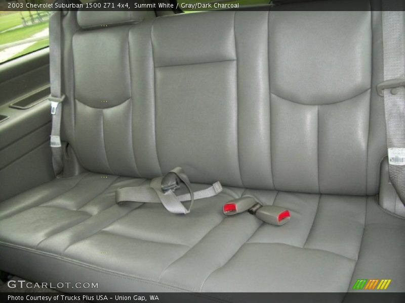Summit White / Gray/Dark Charcoal 2003 Chevrolet Suburban 1500 Z71 4x4