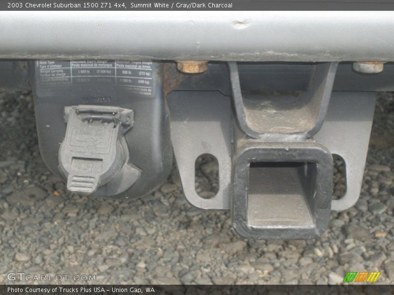 Summit White / Gray/Dark Charcoal 2003 Chevrolet Suburban 1500 Z71 4x4