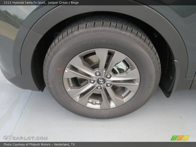 Juniper Green / Beige 2013 Hyundai Santa Fe Sport