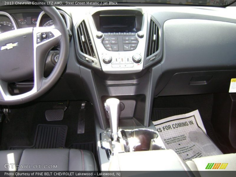 Steel Green Metallic / Jet Black 2013 Chevrolet Equinox LTZ AWD