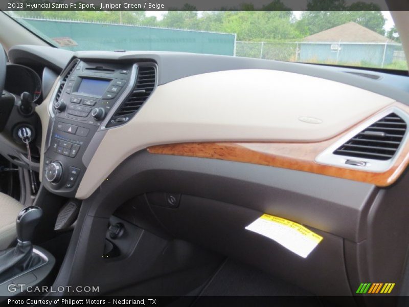 Juniper Green / Beige 2013 Hyundai Santa Fe Sport
