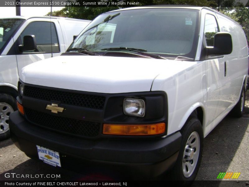 Summit White / Medium Pewter 2013 Chevrolet Express 1500 Cargo Van