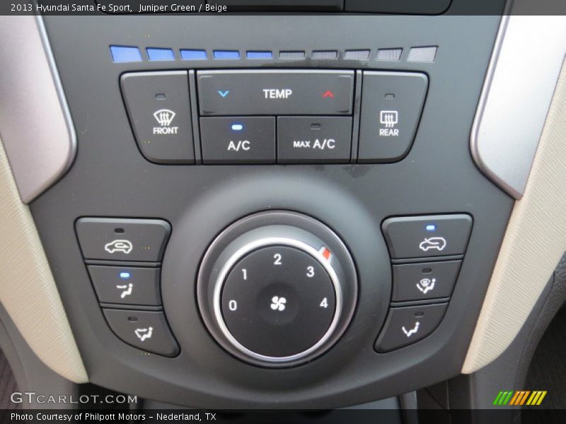 Controls of 2013 Santa Fe Sport