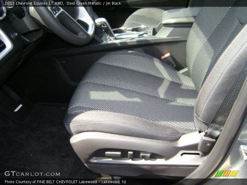 Steel Green Metallic / Jet Black 2013 Chevrolet Equinox LT AWD