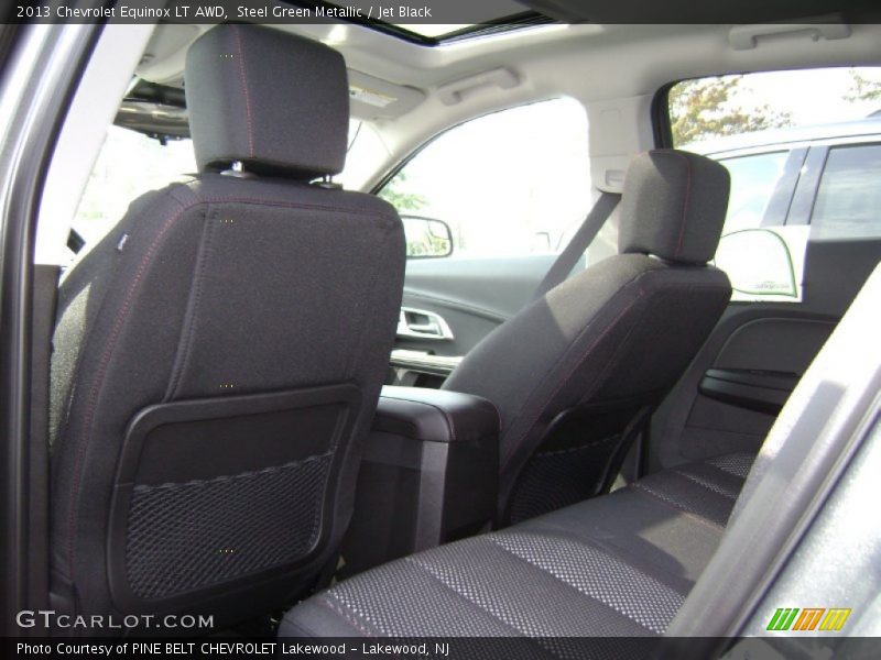 Steel Green Metallic / Jet Black 2013 Chevrolet Equinox LT AWD