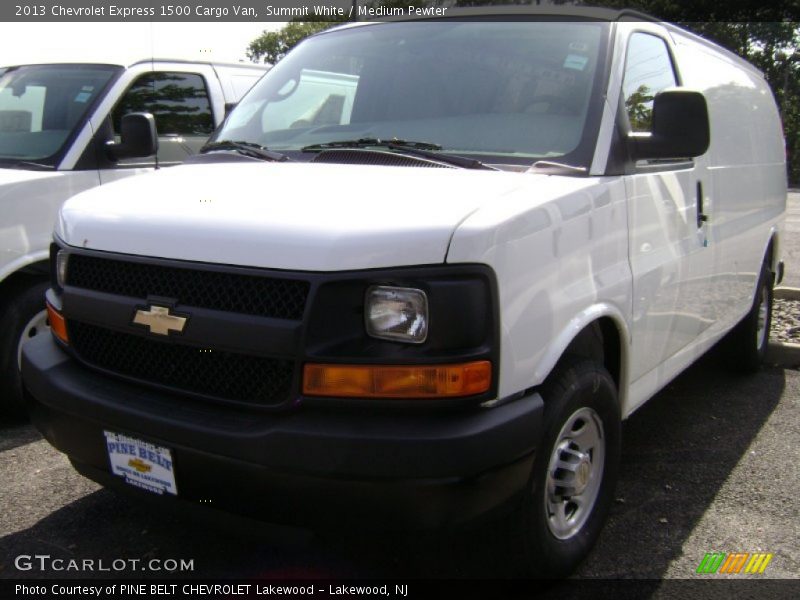 Summit White / Medium Pewter 2013 Chevrolet Express 1500 Cargo Van