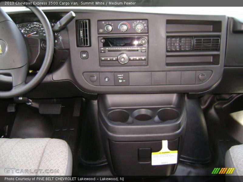 Dashboard of 2013 Express 3500 Cargo Van